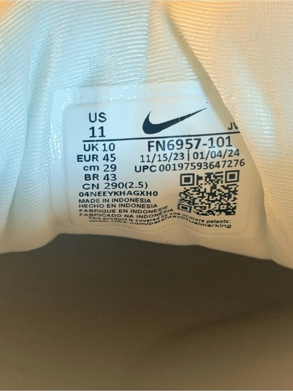 Nike authentic air